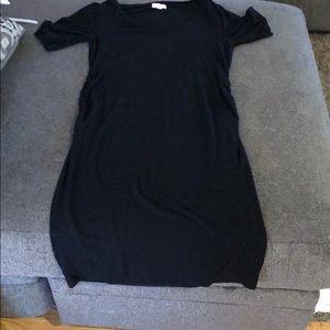 Black maternity dress